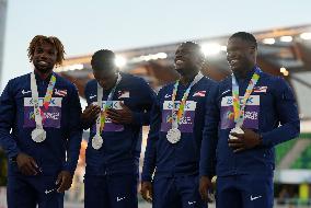 (SP)U.S.-EUGENE-ATHLETICS-WORLD CHAMPIONSHIPS-MEN'S 4X100M RELAY FINAL