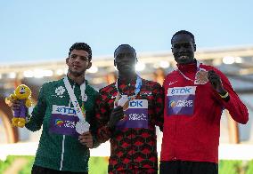 (SP)U.S.-EUGENE-ATHLETICS-WORLD CHAMPIONSHIPS-MEN'S 800M FINAL-AWARDING CEREMONY