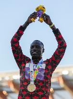 (SP)U.S.-EUGENE-ATHLETICS-WORLD CHAMPIONSHIPS-MEN'S 800M FINAL-AWARDING CEREMONY