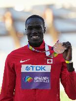 (SP)U.S.-EUGENE-ATHLETICS-WORLD CHAMPIONSHIPS-MEN'S 800M FINAL-AWARDING CEREMONY