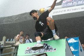 CHINA-HUNAN-ZHANGJIAJIE-PARKOUR-COMPETITION (CN)