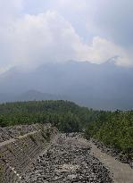 Eruption of Sakurajima volcano in southwestern Japan