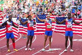 (SP)U.S.-EUGENE-ATHLETICS-WORLD CHAMPIONSHIPS-MEN'S 4X400M RELAY FINAL