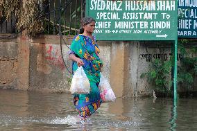 PAKISTAN-KARACHI-FLOODS