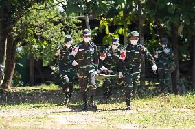 LAOS-VIENTIANE-PHONHONG-CHINA-PEACE TRAIN-2022-JOINT EXERCISES