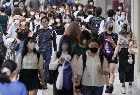 Scene in Nagoya amid coronavirus pandemic