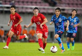 (SP)JAPAN-KASHIMA CITY-FOOTBALL-EAFF E-1 CHAMPIONSHIP-WOMEN-CHINA VS JAPAN