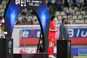 (SP)JAPAN-KASHIMA CITY-FOOTBALL-EAFF E-1 CHAMPIONSHIP-WOMEN-CHINA VS JAPAN