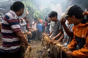 NEPAL-BHAKTAPUR-GHANTAKARNA FESTIVAL