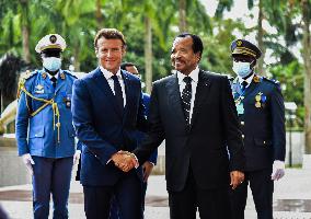 CAMEROON-YAOUNDE-FRANCE-PRESIDENT-VISIT