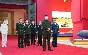 CHINA-BEIJING-XI JINPING-MILITARY MUSEUM-VISIT (CN)