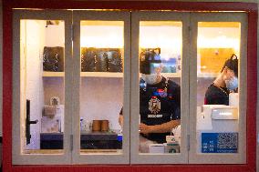 CHINA-SHANGHAI-VISUALLY IMPAIRED BROTHERS-COFFEE SHOP (CN)