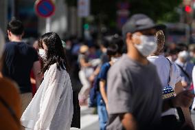 JAPAN-TOKYO-COVID-19-CASES