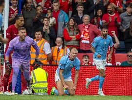 (SP)BRITAIN-LEICESTER-FOOTBALL-ENGLISH COMMUNITY SHIELD-LIVERPOOL VS MAN CITY