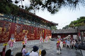 CHINA-BEIJING-MIAOYING TEMPLE-DRAMA (CN)