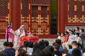 CHINA-BEIJING-MIAOYING TEMPLE-DRAMA (CN)