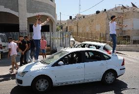 MIDEAST-JERUSALEM-TAWJIHI-CELEBRATION