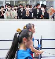 Japan crown prince at inter-high cultural festival