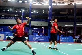 (SP)INDONESIA-SURAKARTA-ASEAN PARA GAMES-BADMINTON-MEN'S TEAM STANDING-FINAL-INDONESIA VS THAILAND