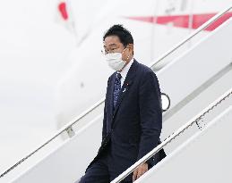 Japan PM Kishida arrives in New York
