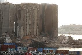 LEBANON-BEIRUT PORT-SILOS-COLLAPSE