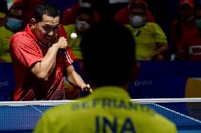 (SP)INDONESIA-SURAKARTA- ASEAN PARA GAMES 2022-TABLE TENNIS