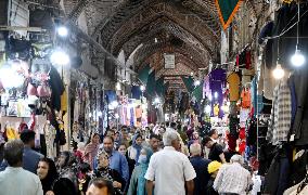 Historic Bazaar complex in Iran