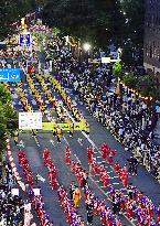 Traditional dance parade in Morioka, Japan