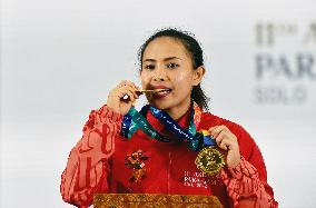 (SP)INDONESIA-SURAKARTA-ASEAN PARA GAMES 2022-POWER LIFTING
