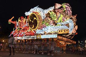 Nebuta summer festival in northeastern Japan