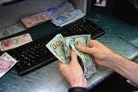 TÜRKIYE-ANKARA-ECONOMY-EXCHANGE RATE