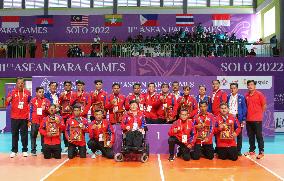 (SP)INDONESIA-SURAKARTA-ASEAN PARA GAMES 2022-SITTING VOLLEY BALL