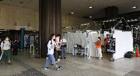COVID-19 testing facility at Osaka station
