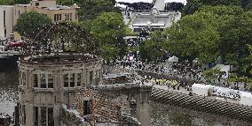 77th A-bomb anniversary in Hiroshima