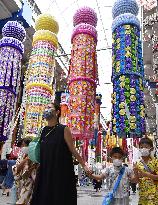 Tanabata star festival in Sendai