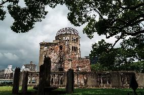 JAPAN-HIROSHIMA-ATOMIC BOMBING-77TH ANNIVERSARY-MEMORIAL