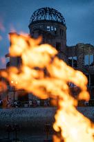 JAPAN-HIROSHIMA-ATOMIC BOMBING-77TH ANNIVERSARY-MEMORIAL