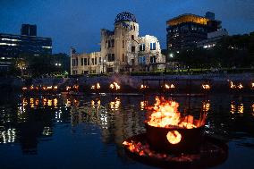 JAPAN-HIROSHIMA-ATOMIC BOMBING-77TH ANNIVERSARY-MEMORIAL