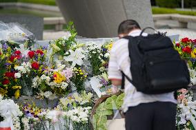 JAPAN-HIROSHIMA-ATOMIC BOMBING-77TH ANNIVERSARY-MEMORIAL