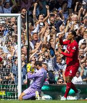 (SP)BRITAIN-LONDON-FOOTBALL-PREMIER LEAGUE-FULHAM VS LIVERPOOL