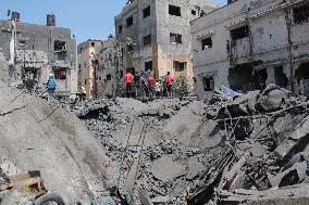 MIDEAST-GAZA CITY-MILITARY-TENSION
