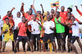 (SP)UGANDA-BUIKWE-BEACH SOCCER-AFCON QUALIFIERS 2022-UGANDA VS COMOROS