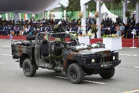 COTE D'IVOIRE-YAMOUSSOUKRO-INDEPENDENCE-MILITARY PARADE