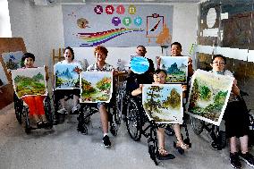 CHINA-SHANDONG-PEOPLE WITH DISABILITY-PAINTING (CN)