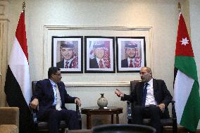 JORDAN-AMMAN-YEMEN-FM-VISIT