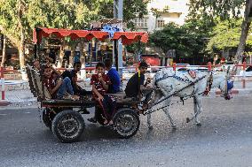 MIDEAST-GAZA CITY-CEASEFIRE-DAILY LIFE