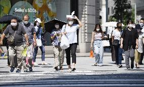 Summer heat in Japan