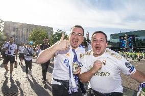 Fan procession before UEFA Super Cup - Real Madrid vs Eintracht Frankfurt