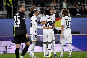 UEFA Super Cup football match Real Madrid vs Eintracht Frankfurt