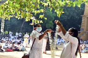 SRI LANKA-COLOMBO-POYA DAY-CELEBRATION